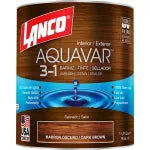 Barniz tinte sellador 3 en 1 cuarto Aquavar Lanco AQ1361-5 (marron oscuro)