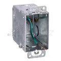 Caja EMT rectangular 3" x 2" gangable 3-1/2" de fondo KO 1/2"