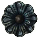 Flor decorativa con esfera para hierro forjado 95 mm 14.008