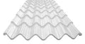 Lamina techo policarbonato tipo teja Toledo Plus 0.80 mm x 1.10 x 1.93 metros Metalco