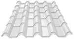 Lamina techo policarbonato tipo teja Colonial 0.80 mm x 1.05 x 1.91 metros Metalco