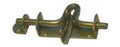 Picaporte de pin soldable galvanizado 1/2" x 7" de agarre Curvo Grossor 104600