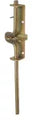 Picaporte al piso soldable galvanizado 12-1/4" Grossor 105000