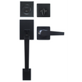 Cerradura principal con manija Cannes negro 514 CP Marsella Fanal 90490-006