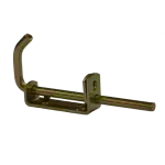 Picaporte al piso soldable recto galvanizado 8-1/2" Grossor 5104900