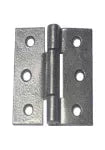 Bisagra soldable interior gofrada plata 3" x 4" x 3/32" Grossor 7100310