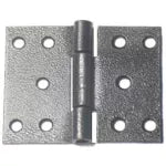 Bisagra soldable Interior gofrada plata 4" x 4" x 1/8" Grossor 7100330