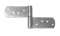 Bisagra soldable T18 gofrada plata 9-1/2" x 3" con 2 aletas Grossor 7102100