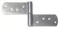 Bisagra soldable T27 gofrado plata 13" x 5-1/4" con 2 aletas Grossor 7102901