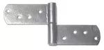 Bisagra soldable T27 gofrado plata 13" x 5-1/4" con 2 aletas Grossor 7102901