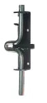 Picaporte al piso soldable gofrado plata 8-1/2" Grossor 7104900