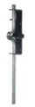 Picaporte al piso soldable gofrado plata 12-1/4" Grossor 7105000