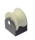 Rodin al piso para tubo redondo 1-1/2" a 1-1/4" gofrado plata 550 libras nylon Grossor 7105245