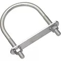 Gancho U con placa 3/8" x 3" x 4-1/2" galvanizado National Hardware N222-217