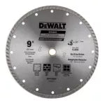 Disco de corte diamantado turbo 9" Dewalt DW47900HP