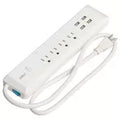 Regleta inteligente WiFi 4 tomas 4 puertos USB 10A 125V 1250W blanca Eagle 1141