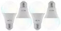 Bombillo inteligente LED E27 A19 CCT 110V WiFi Nexxt NHB-W110-4PK (4 por paquete)