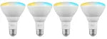 Bombillo inteligente LED E27 BR30 CCT 110V WiFi Nexxt NHB-W210-4PK (4 por paquete)