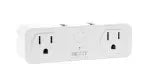 Enchufe inteligente doble WiFi blanco Nexxt NHP-D610