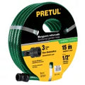 Manguera reforzada de 3 capas 1/2" x 15 metros Pretul MAN-15X1/2PR / 25017