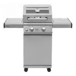 Parrilla BBQ acero inoxidable 2 quemadores 24000 BTU Mesa 200 Monument 14633