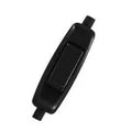 Interruptor de paso 6A 250V negro Eagle 182-BK