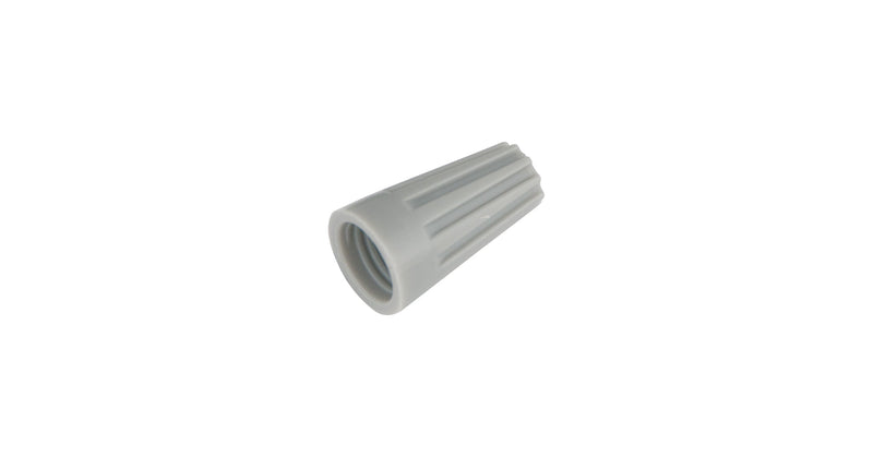 Terminal de resorte gris #22-18 AWG (conector plastico) (100 por paquete)