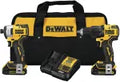 Kit taladro percutor 1/2" DCD709 y atornillador de impacto 1/4" DCF809 inalambricos 20V Dewalt DCK279D2-B3