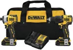 Kit taladro percutor 1/2" DCD709 y atornillador de impacto 1/4" DCF809 inalambricos 20V Dewalt DCK279D2-B3