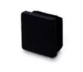 Tapa plastica negra para tubo cuadrado de malla para cerca 50 x 50 mm (5 por paquete)