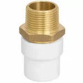 Adaptador macho PVC con inserto metalico 18 mm (3/4") Durman