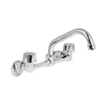 Griferia para fregadero de 8" de pared cromo Aqua Foset AQF-92 / 49447