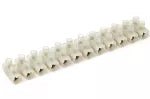 Regleta plastica terminal block tipo U 12 Polos 5A 5 mm2