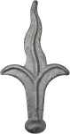 Punta lanza 70 x 130 (20 mm) hierro forjado decorativo para rejas 126/B/4