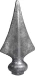 Punta lanza inglesa 140 mm (14 mm) hierro forjado decorativo 125/2