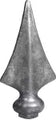 Punta lanza inglesa 140 mm (14 mm) hierro forjado decorativo 125/2