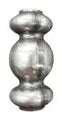 Macolla grande 36 x 65 mm (13 mm) hierro forjado decorativo para rejas 155/2