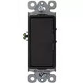 Interruptor sencillo 3 vias 15A 220V negro Decor Eagle 6503-BK