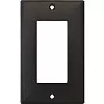Placa sencilla negra Decor Eagle 2151-BK