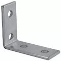 Union escuadra 90º para riel strut 4 huecos 3-1/2” x 4-1/8” PT-306-312