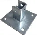 Base de poste para strut 4 huecos 6” x 6” PT-605