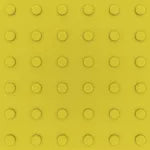 Porcelanato podotactil amarillo Stop (puntos) 30 x 30 cm (pieza)