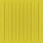 Porcelanato podotactil amarillo Go (lineas) 30 x 30 cm (pieza)