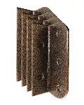 Alcayata angular cama gofrado bronce 4" x 1/8" Grossor 8103020 (4 por paquete)