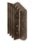 Alcayata angular cama gofrado bronce 5" x 1/8" Grossor 8103021 (4 por paquete)