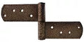 Bisagra soldable T18 gofrado bronce 9-1/2" x 3" con 2 aletas Grossor 8102100 (2 por paquete)