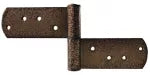 Bisagra soldable T20 gofrado bronce 9-1/2" x 4" con 2 aletas Grossor 8102300 (2 por paquete)