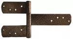 Bisagra soldable T26 gofrado bronce 12-1/2" x 6" con 3 aletas Grossor 8102900 (2 por paquete)