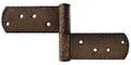 Bisagra soldable T27 gofrado bronce 13" x 5-1/4" con 2 aletas Grossor 8102901 (2 por paquete)