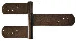 Bisagra soldable T30 gofrada bronce 15" x 8-1/4" con 3 aletas eje 3/4" Grossor 8102904 (2 por paquete)